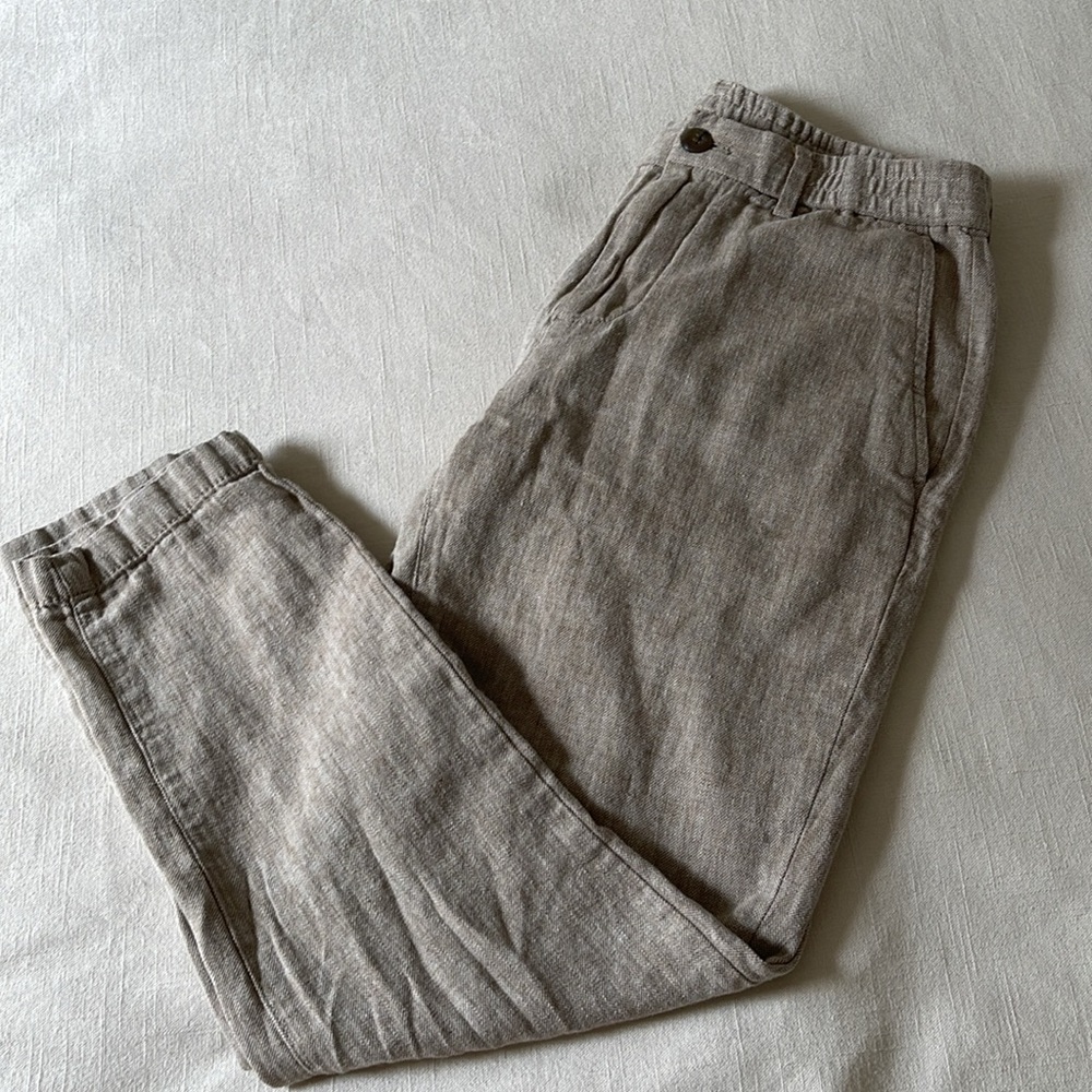 Banana Repubic Men’s linen pants slacks 30x32 athletic fit